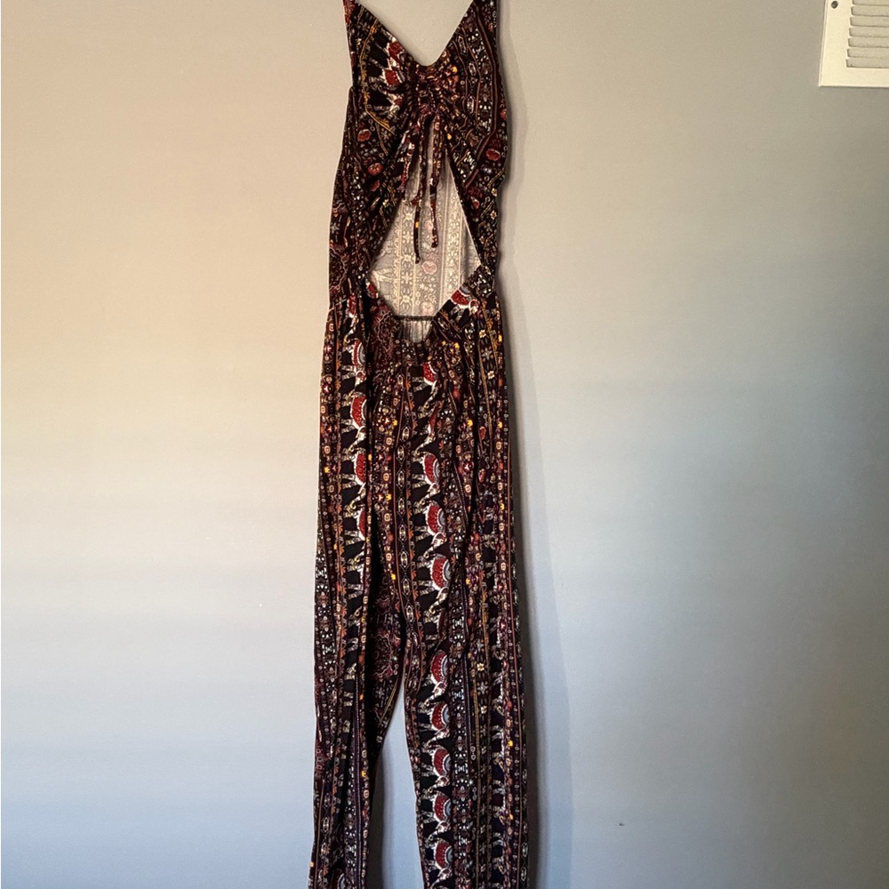 Floral Print Jumpsuit